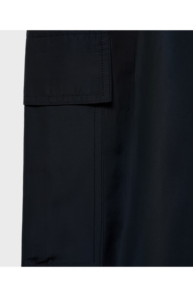 MANGO Drawstring Hem Cargo Pants, Alternate, color, Dark Navy