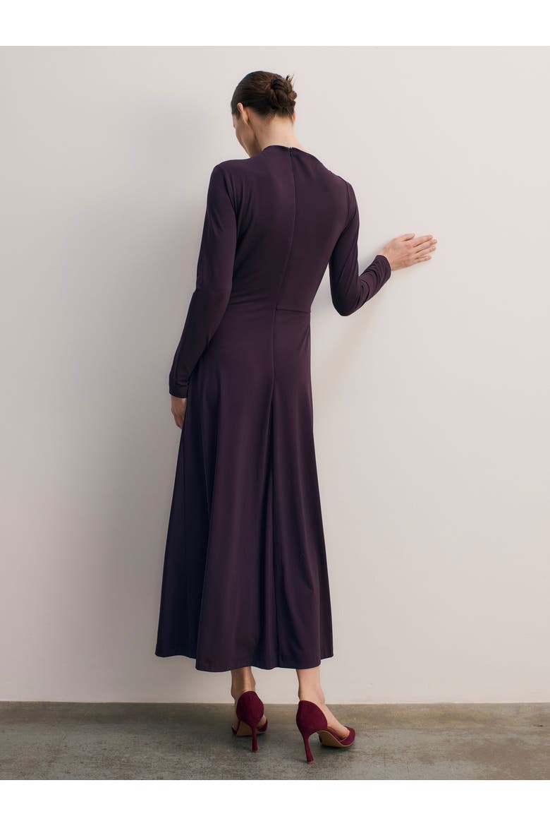Rona Jersey Dress, Alternate, color, Purple
