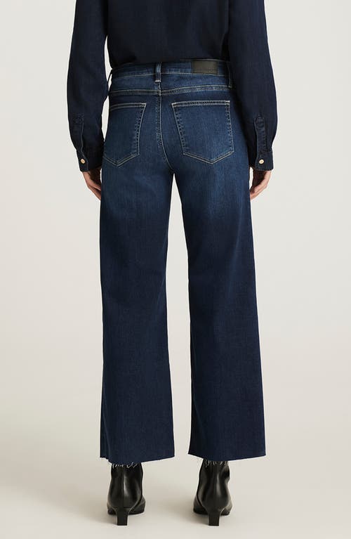 Mavi Jeans Paloma Raw Hem Wide Leg Jeans In Blue