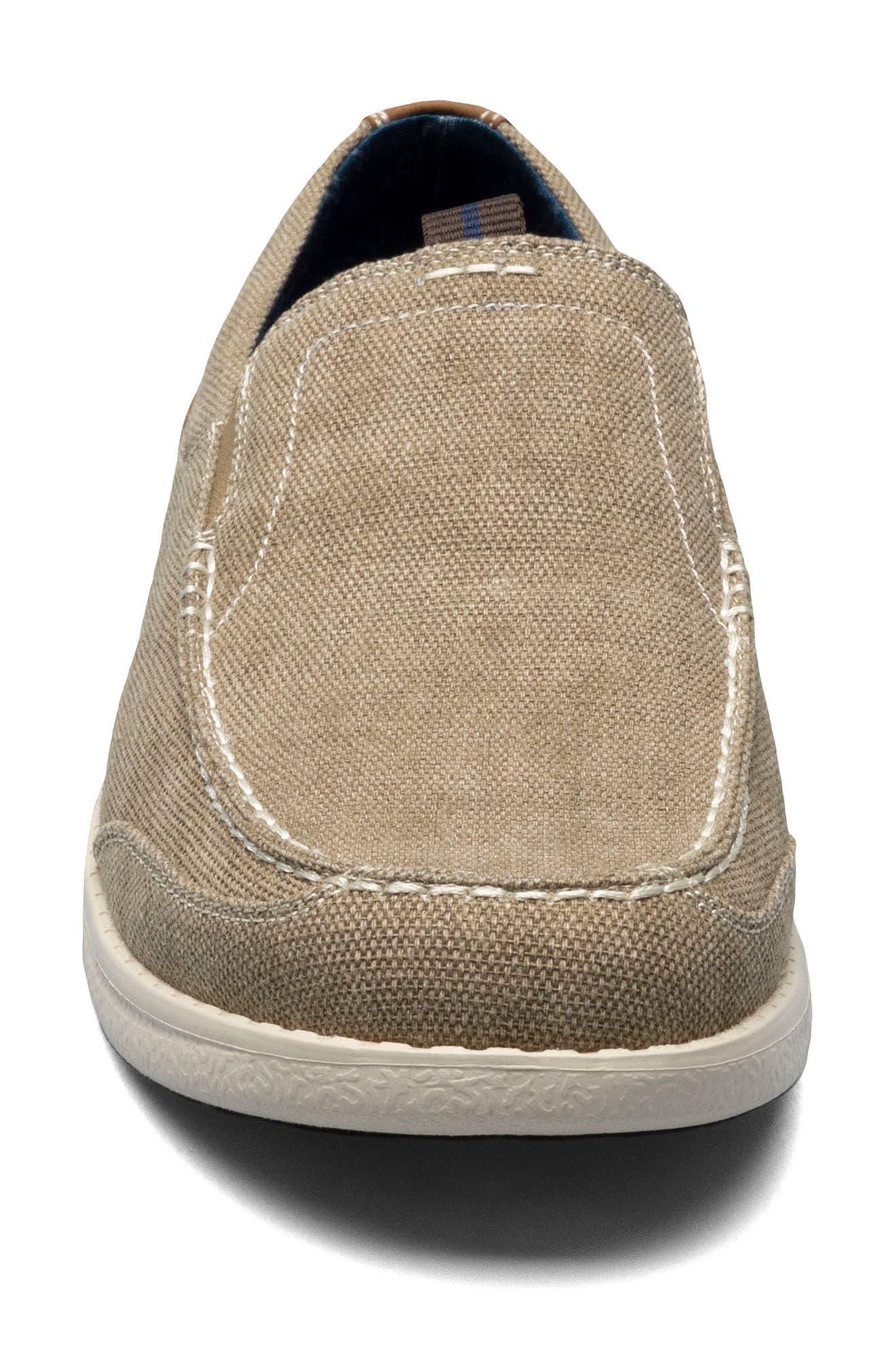 Brewski Organic Cotton Slip-On Sneaker- Wide Width Available, Alternate, color, STONE