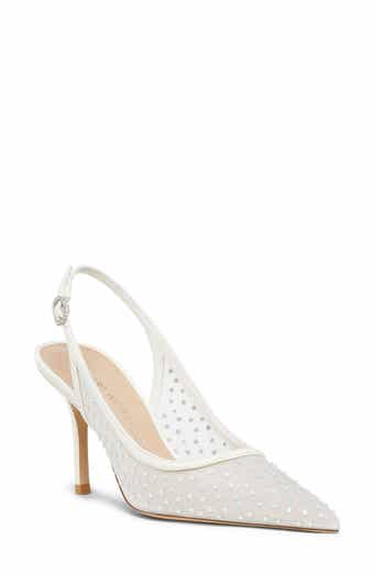 Stuart Weitzman Emilia Mesh 85 Slingback Pump