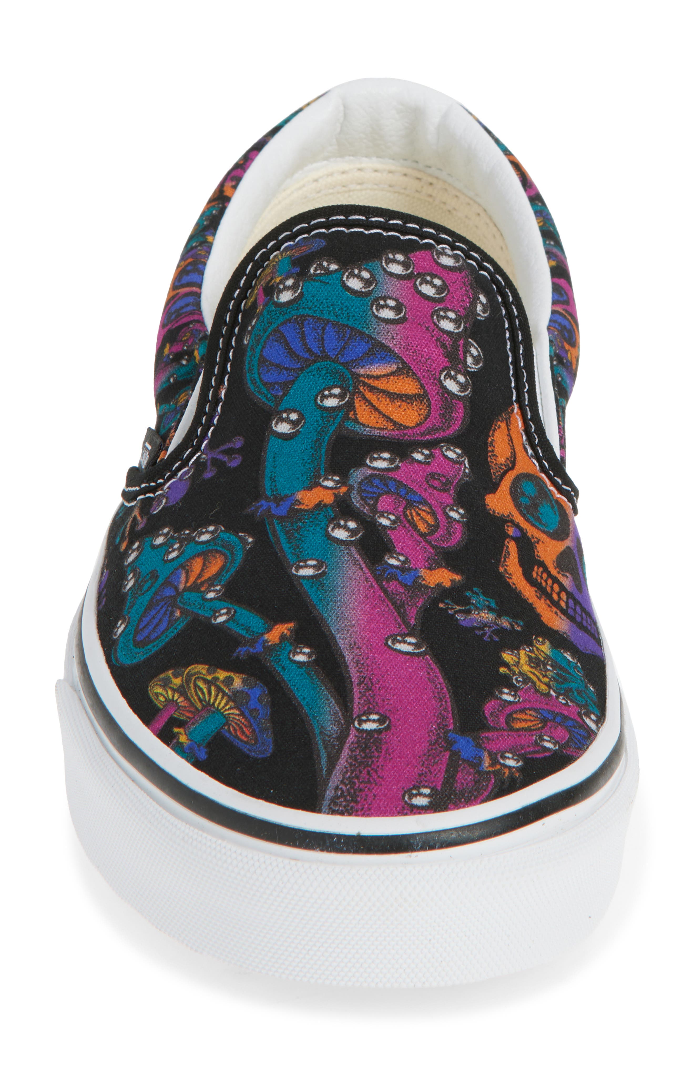 Vans Classic Slip-On, Alternate, color, Black Multi