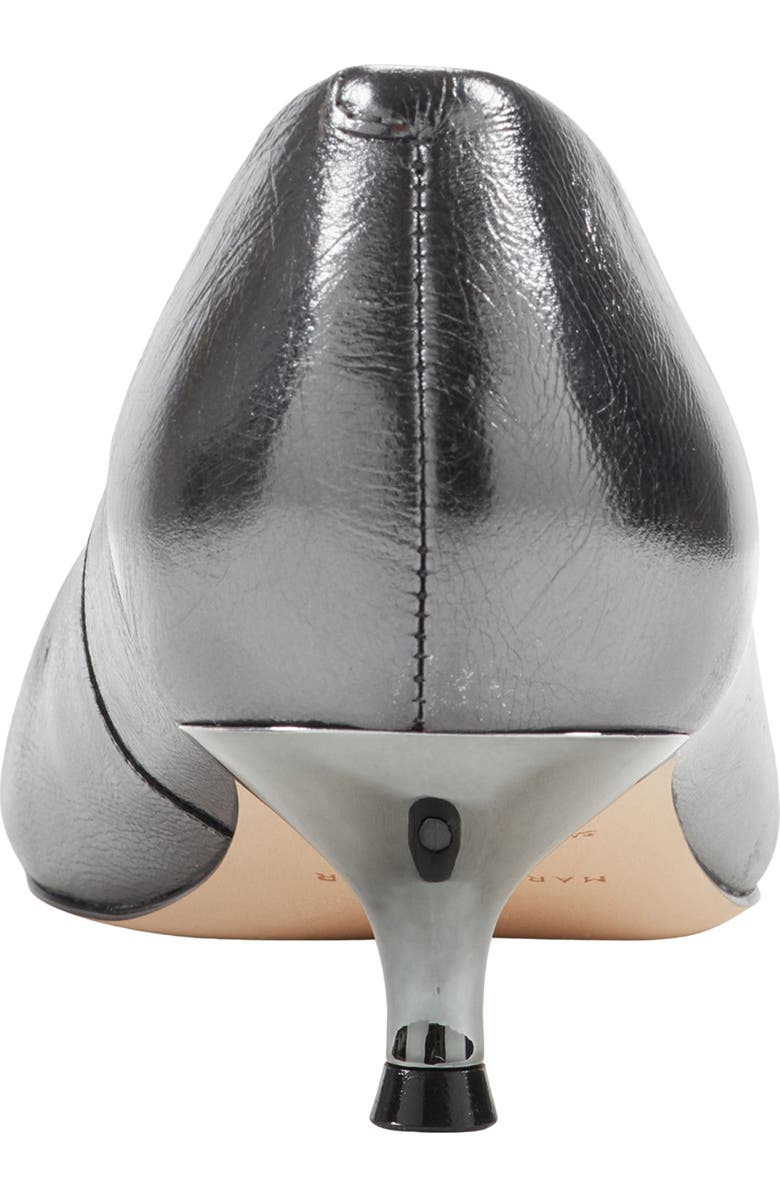 Marc Fisher LTD Cecile Pointed Toe Pump, Alternate, color, Metallic Silver