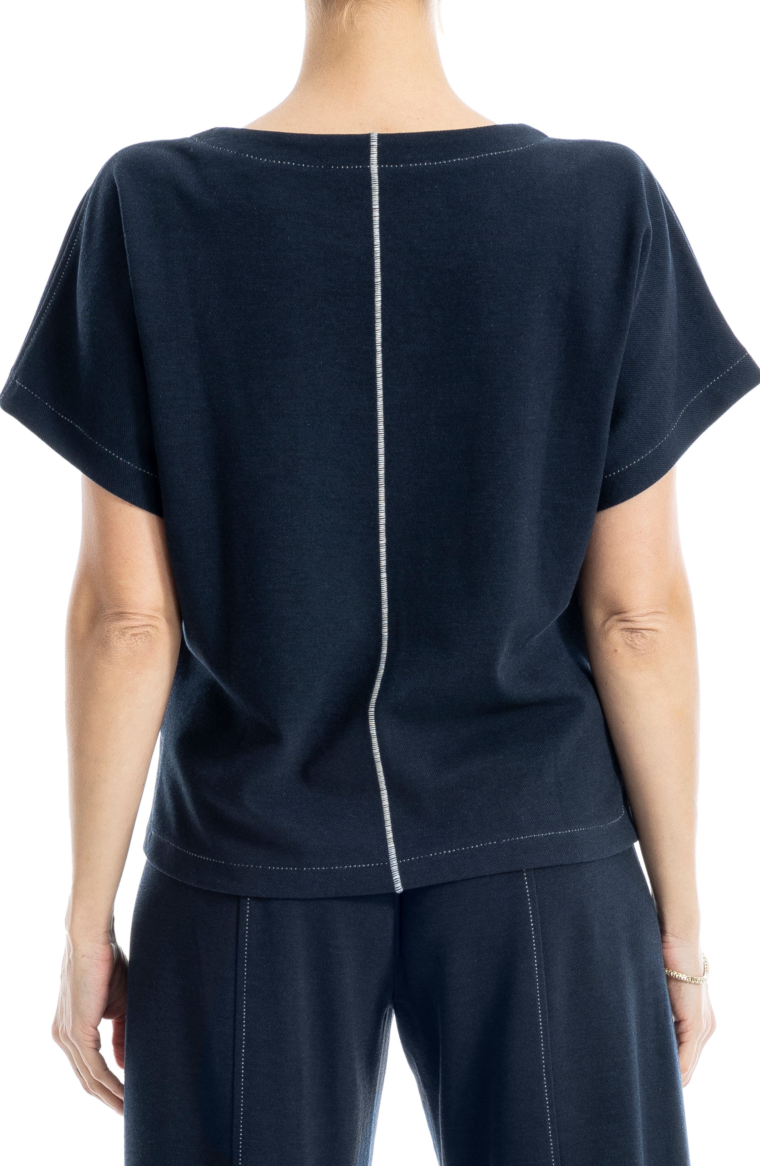Back Stitch Knit T-Shirt - image 4