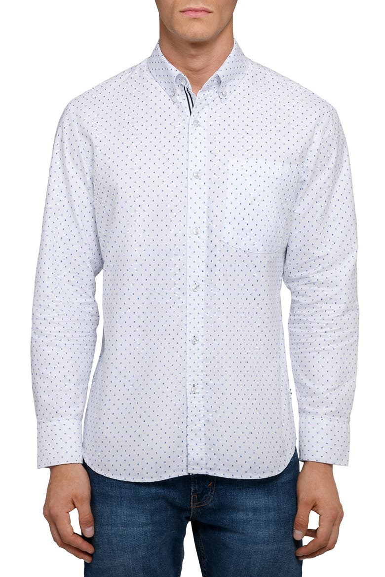 Minimalist Oxford Basic, Main, color, WHITE