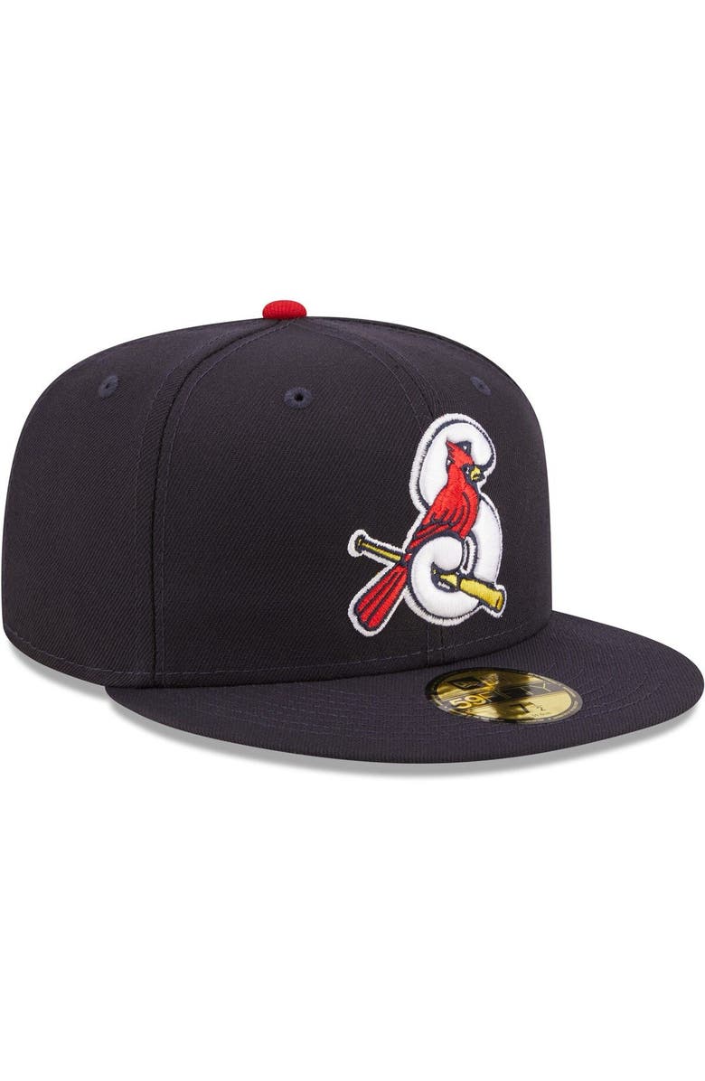 New Era Men's New Era Navy Springfield Cardinals Authentic Collection 59FIFTY Fitted Hat, Alternate, color, Navy