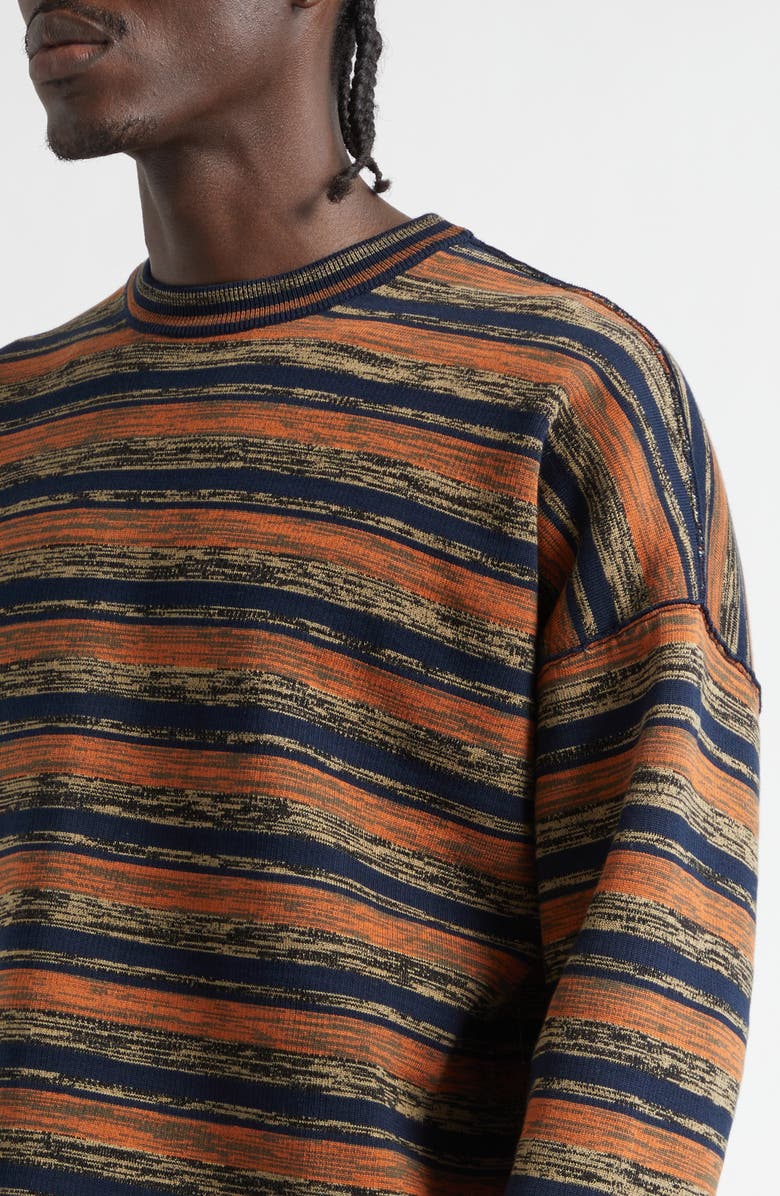 Waste Yarn Project Calvin Space Dye One of a Kind Sweater, Alternate, color, Black Multi