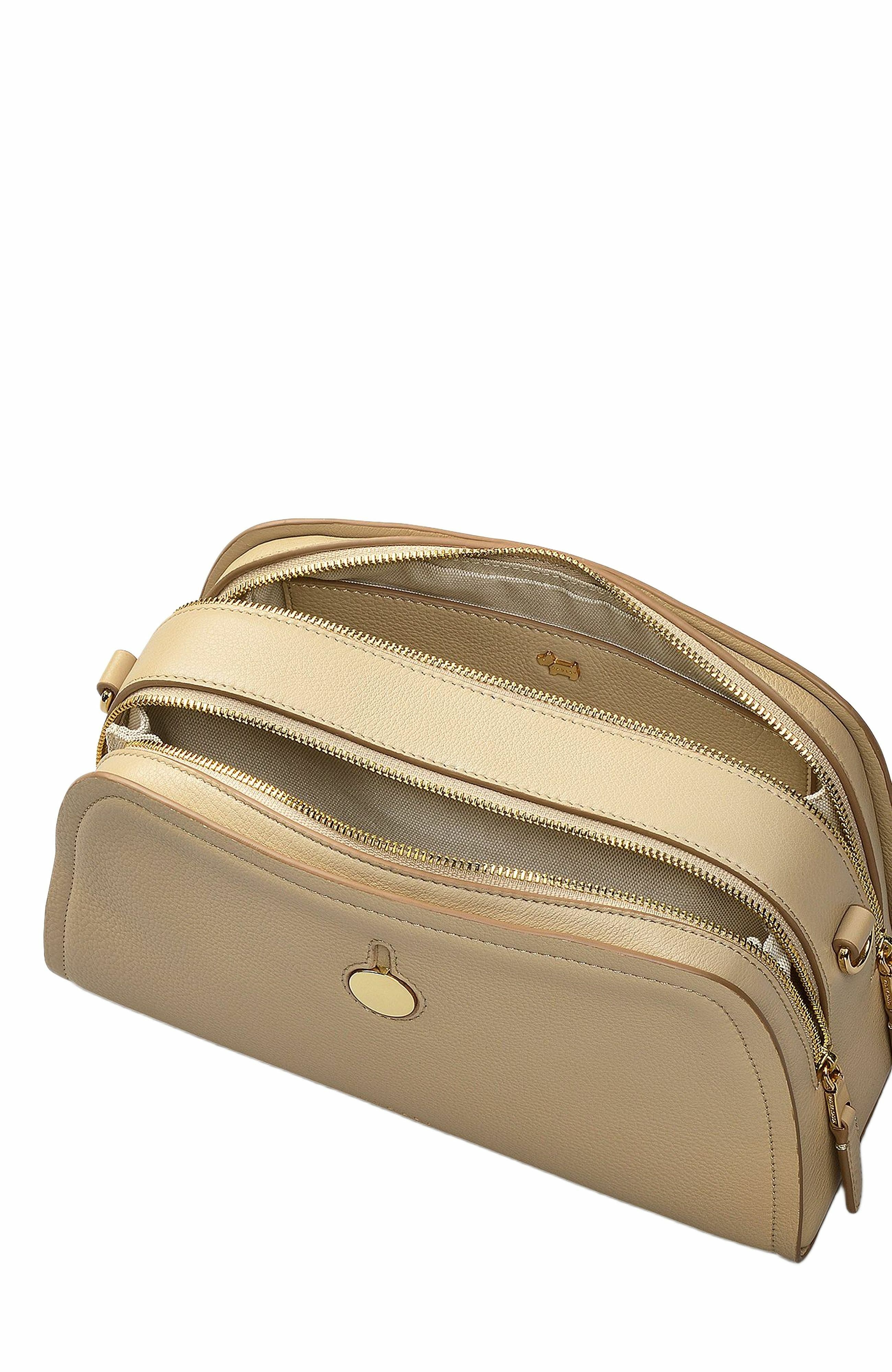 Radley Bathurst Mews Small Ziptop Crossbody Bag, Alternate, color, Stone