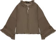 DELUC Bradley Sheer Ruffle Shirt