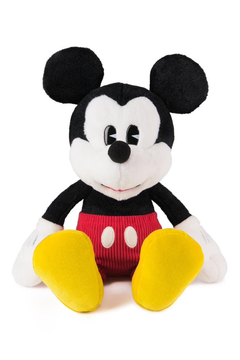 Classic Mickey Stuffed Toy, Alternate, color, BLACK/ WHITE MULTI