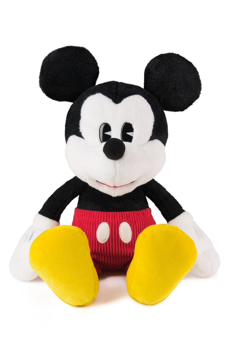 Gund Classic Mickey Stuffed Toy, Alternate, color, Black/ White Multi