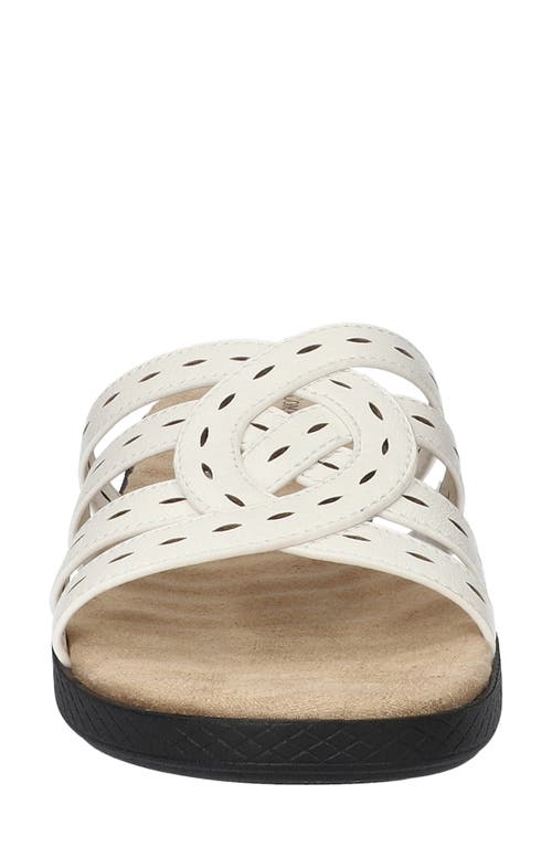 EASY STREET EASY STREET CAMMIE PERFORATED SANDAL