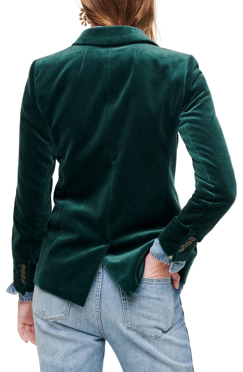 J.Crew Parke Velvet Blazer, Alternate, color,