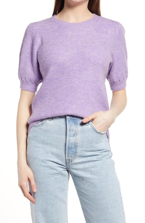 Lefile Puff Sleeve Sweater