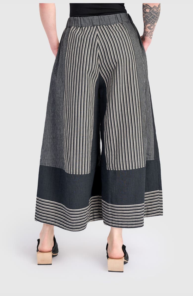 Alembika Marisol Wide Leg Pant, Alternate, color, Slate Stripes