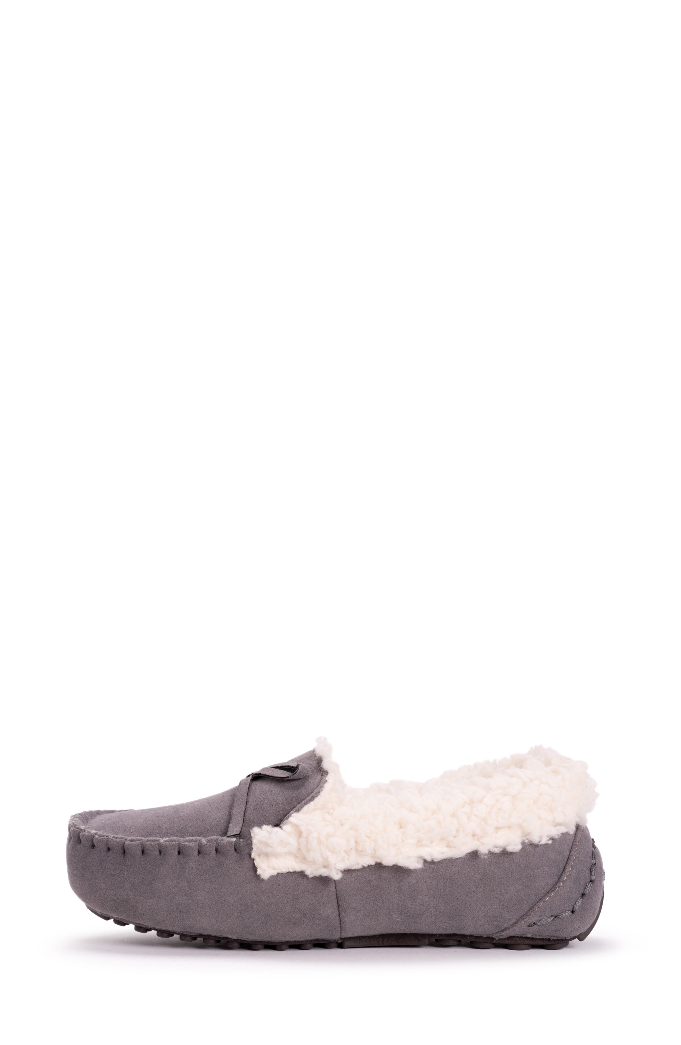 MUK LUKS Jaylah Faux Shearling Lined Slipper, Alternate, color, Light Grey