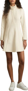 Reiss Krysta Long Sleeve Turtleneck Dress