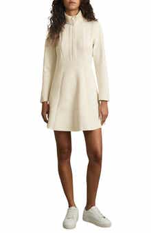 Reiss Krysta Long Sleeve Turtleneck Dress