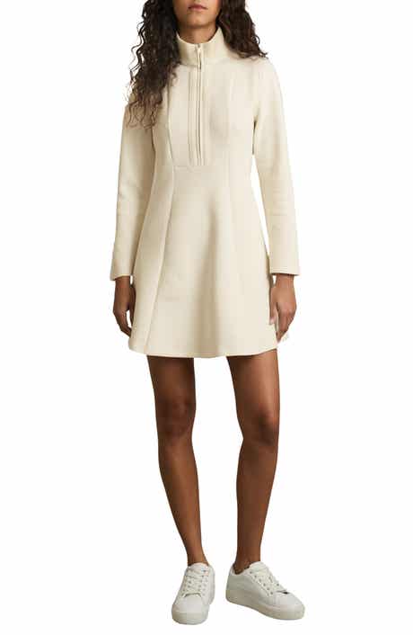 Reiss Krysta Long Sleeve Turtleneck Dress