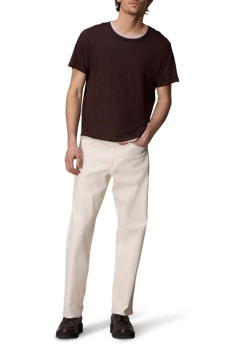 rag & bone Fit 4 Aero Stretch Straight Leg Baggy Jeans, Alternate, color, Ecru