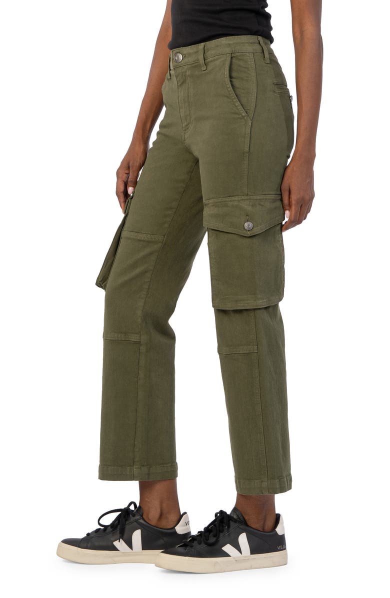 KUT from the Kloth Pattie Mid Rise Straight Leg Cargo Pants, Alternate, color, 