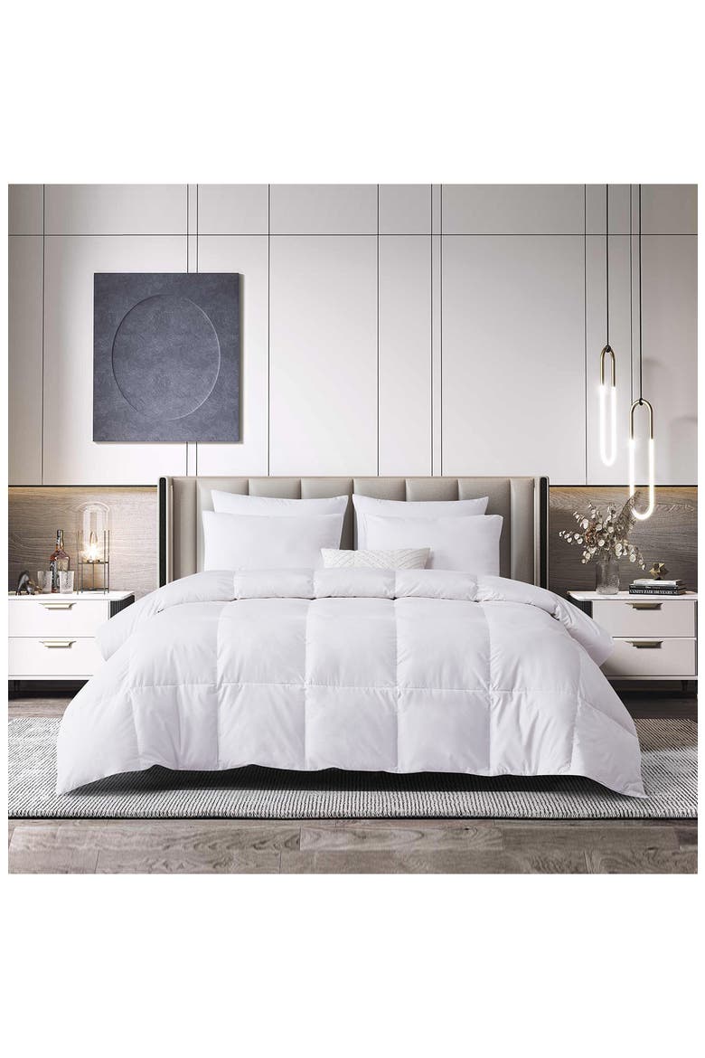 Beautyrest Tencel® & Cotton Blend Down Comforter, Alternate, color, WHITE
