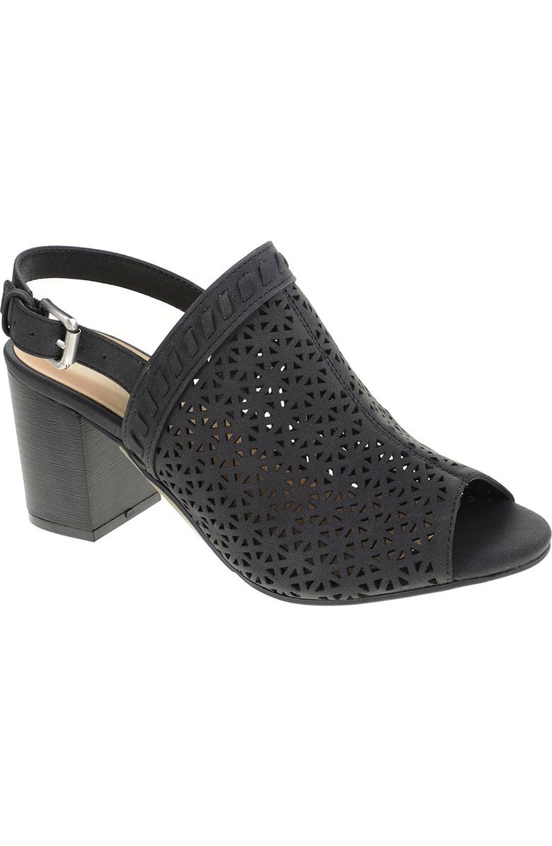 CL BY LAUNDRY Jewelled Lasercut Slingback Sandal, Main, color,