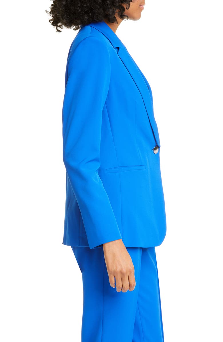 Ted Baker London Ariee Longline Single Breasted Blazer, Alternate, color, 