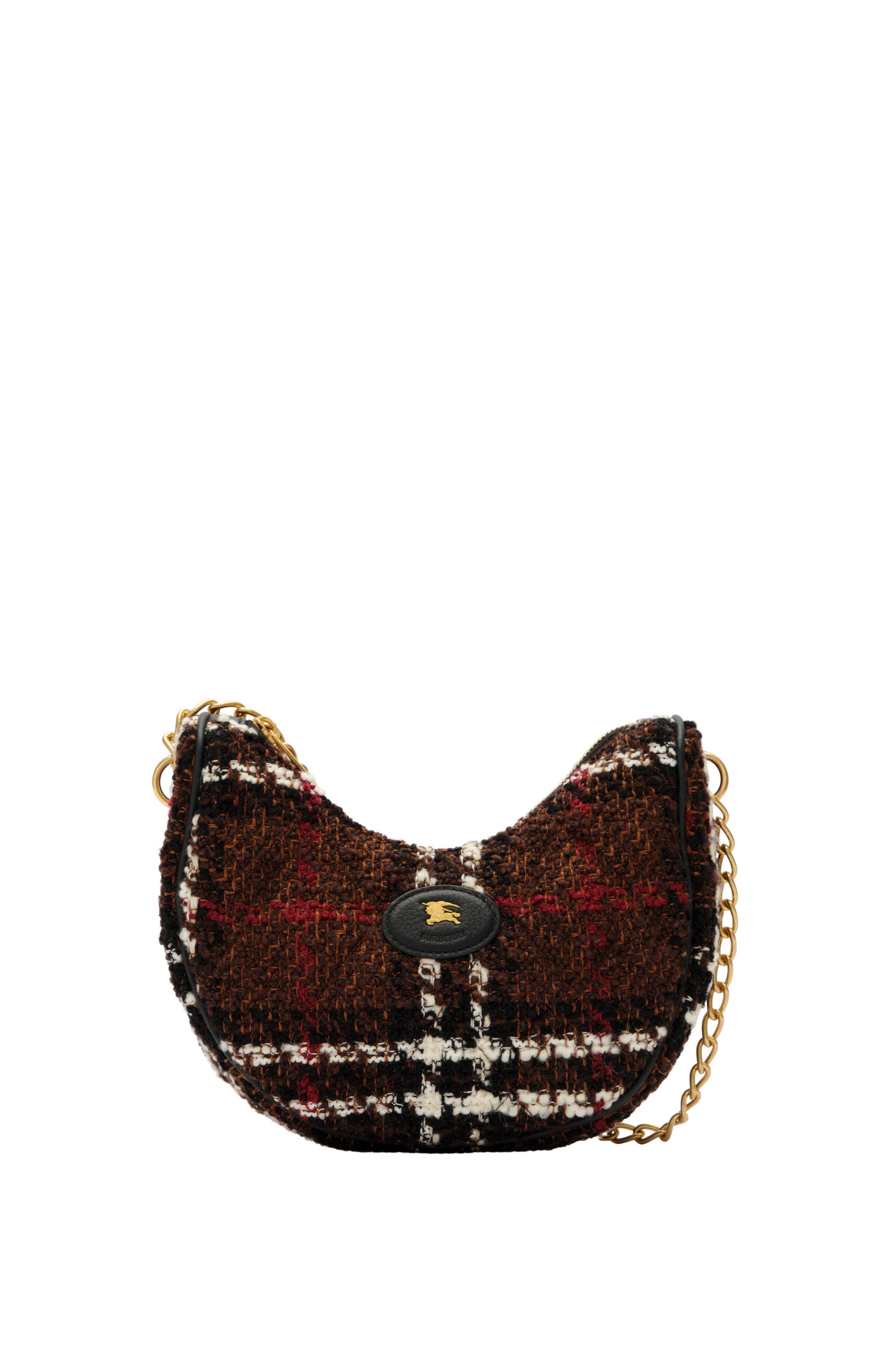 Horseshoe Chain Bag, Main, color, Chocolate brown
