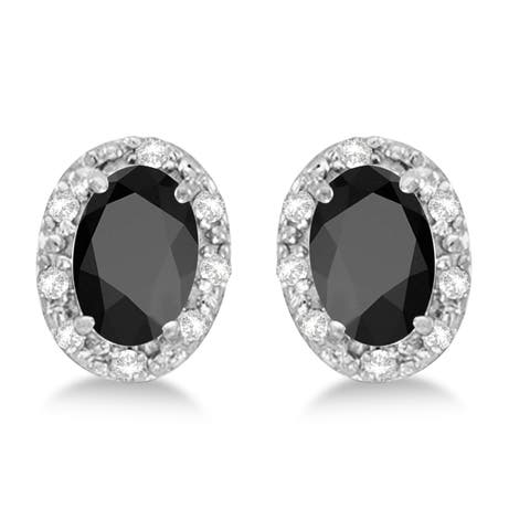14K Gold Diamond & Gemstone  Earrings
