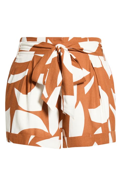 Zaferia High Waist Wide Leg Shorts