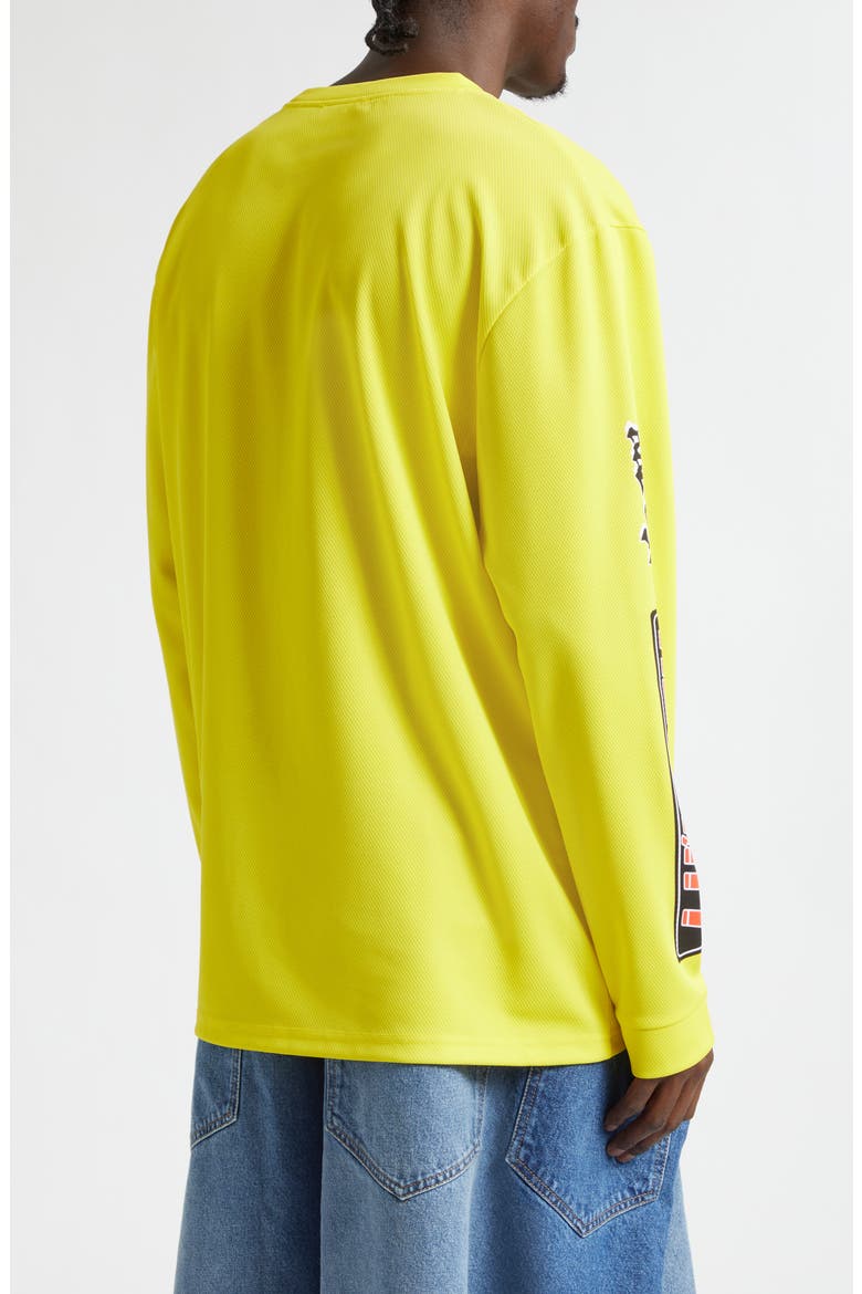 Motocross Oversize Long Sleeve Graphic T-Shirt, Alternate, color, YELLOW