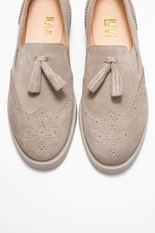 Forever & Always Shoes Alex Leather Tassel Loafers In Brown