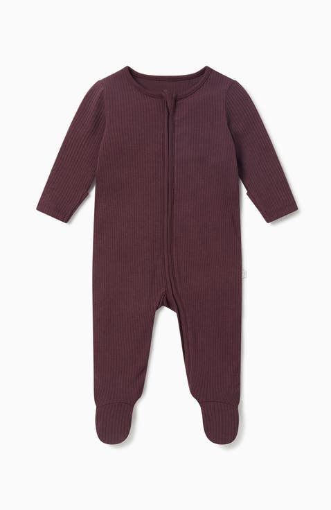 Ribbed Two Way Zip-Up Sleepsuit (Baby)