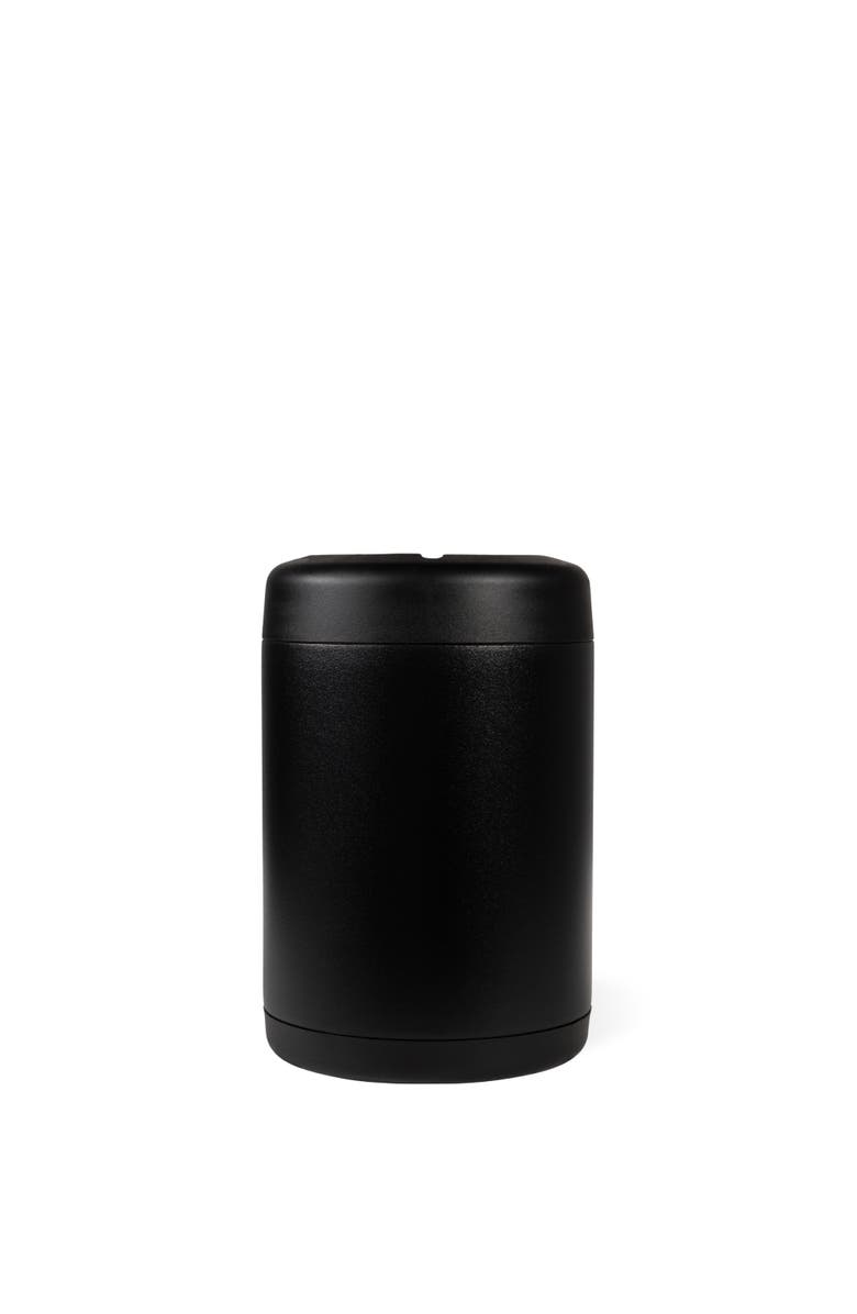 HydroJug Standard Can Cooler 12oz, Insulated Stainless Steel Cup with Screw-Top Ring & Non-Slip Rubber Base, Alternate, color, Black