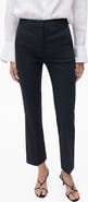 MANGO Ankle Straight Leg Pants