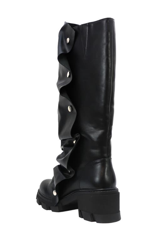 Yoki Slouch Knee High Boot In Black