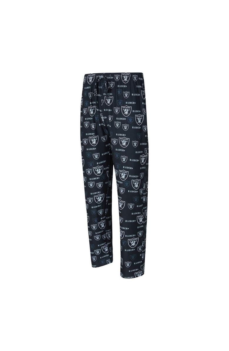 CONCEPTS SPORT Men
s Concepts Sport Black Las Vegas Raiders Mosaic All Over Print Pants, Alternate, color,