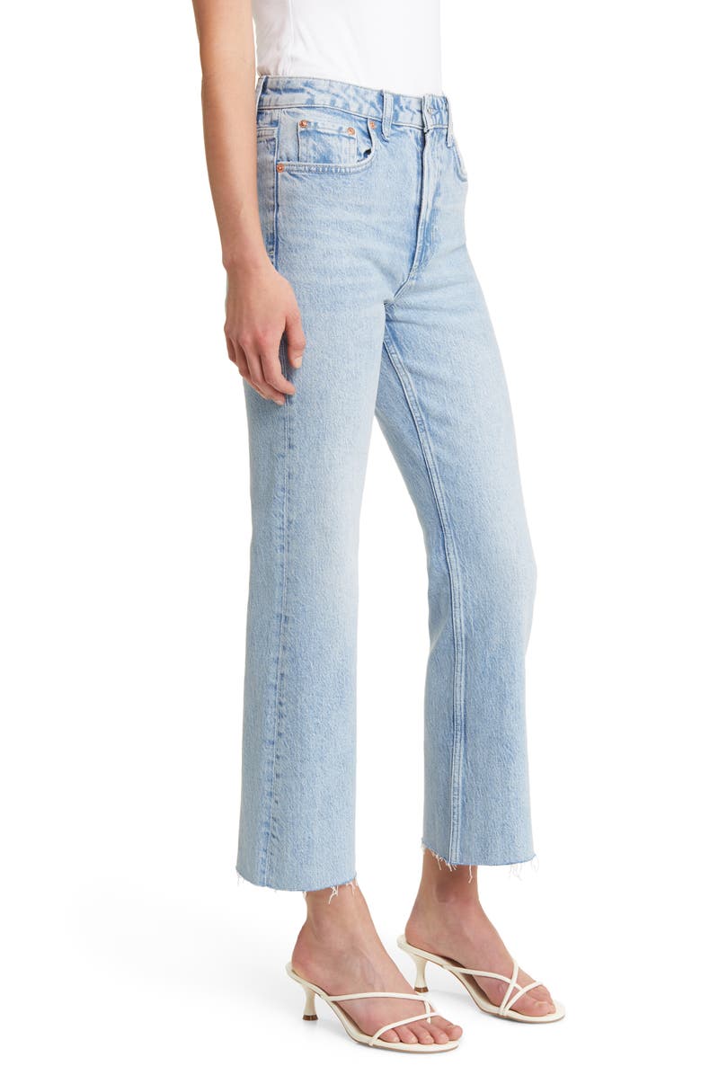 Rails Sunset High Waist Crop Flare Jeans, Alternate, color, Snowbird