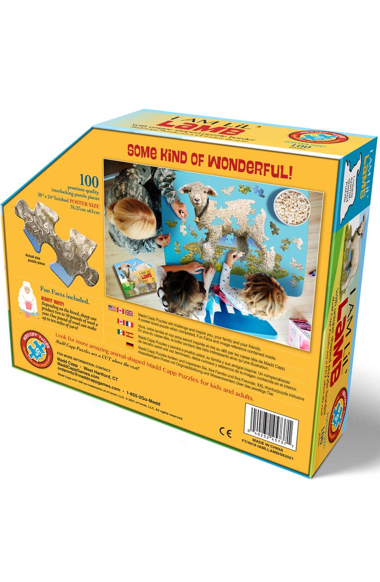 Madd Capp Lil' Lamb Jigsaw Puzzle, 100 Pieces, Alternate, color, Multicolored