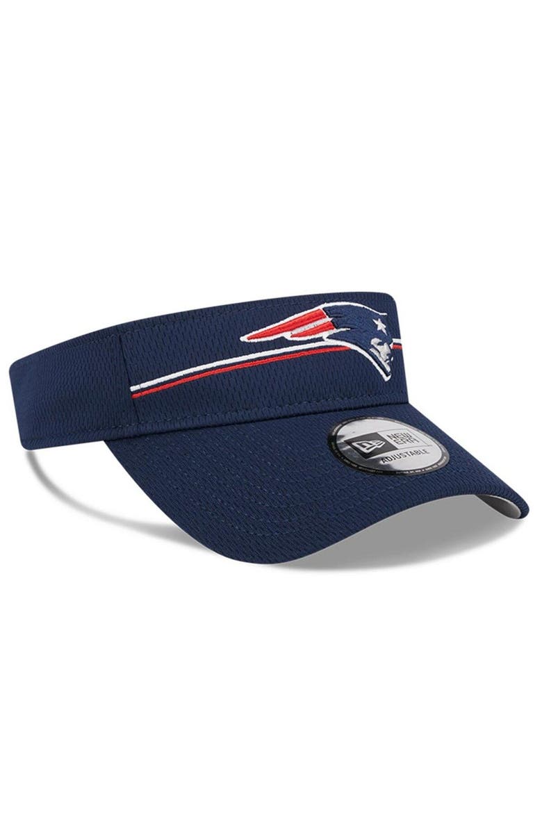 New Era Men's New Era Navy New England Patriots 2023 NFL Training Camp Adjustable Visor, Alternate, color, 