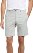 Berle Charleston Khaki Flat Front Stretch Poplin Shorts