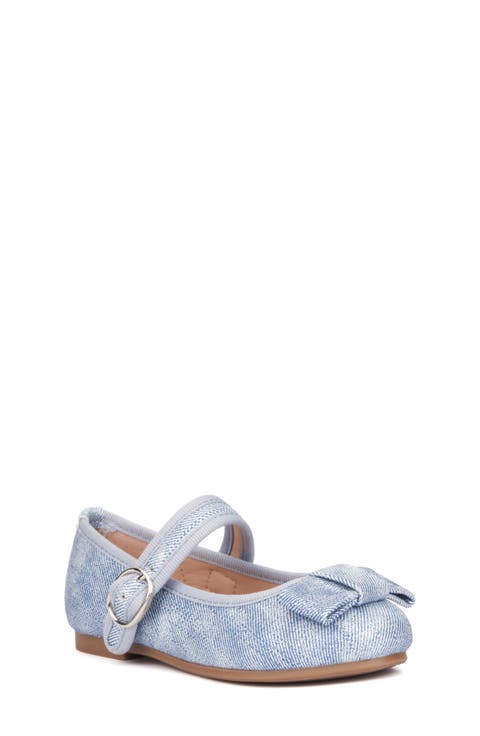 Kids' Denim Mary Jane Flat (Toddler & Walker)