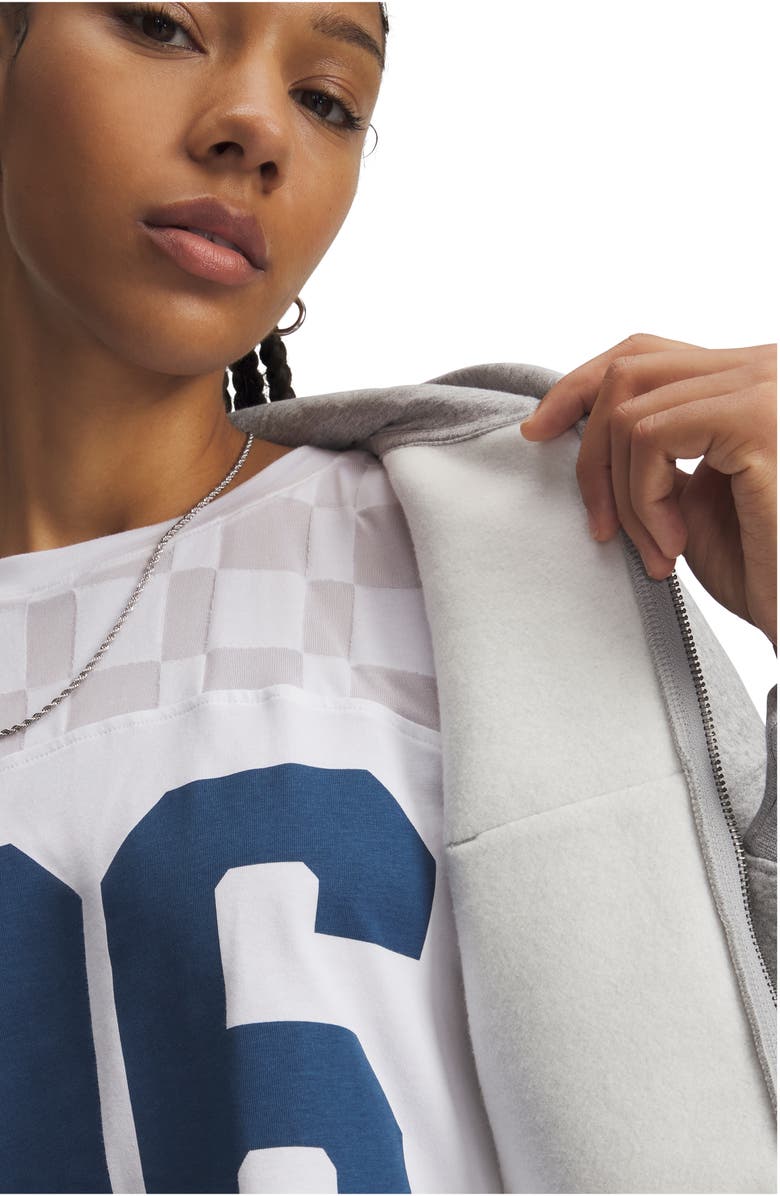 Under Armour Icon Fleece Crop Hoodie, Alternate, color, 