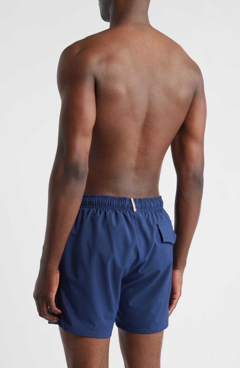 BOSS Tio Swim Trunks, Alternate, color, Navy