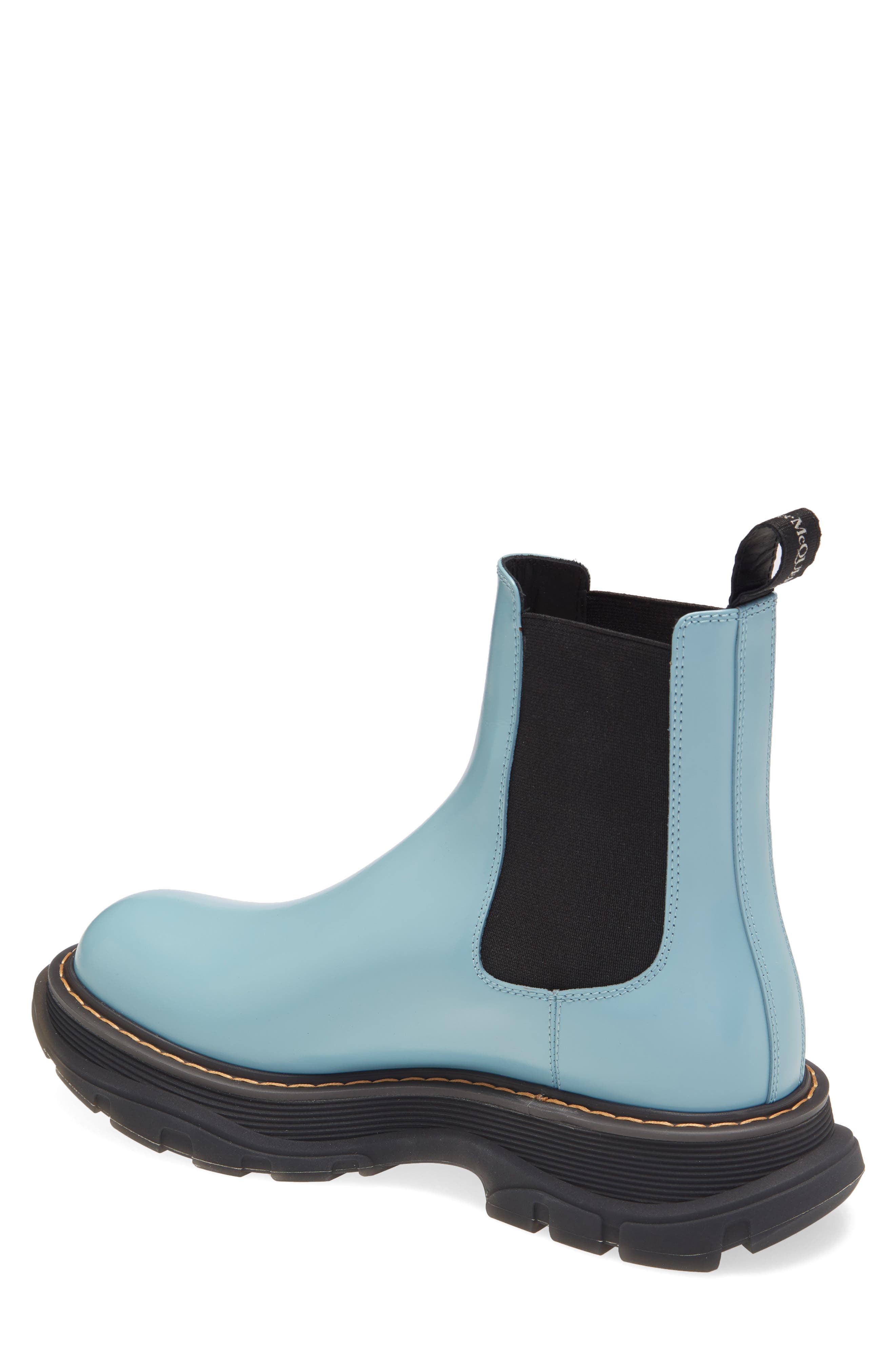 Alexander McQueen Tread Chelsea Boot, Alternate, color, CORN BLUE