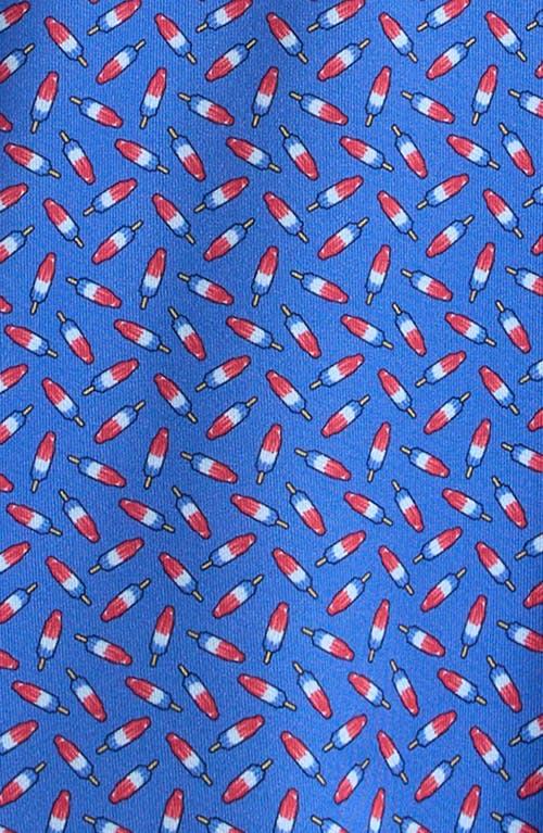 Vineyard Vines Kids' Print Polo In Blue