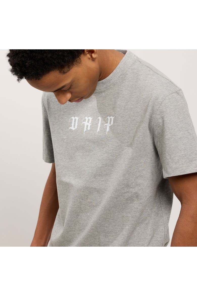 Drip Hibiscus Tee - Big Kid, Alternate, color, HEATHER GRAY