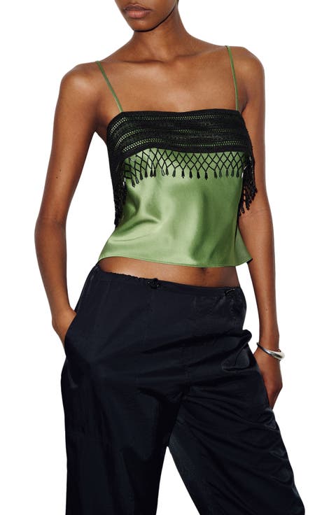 Slyvette Satin Top