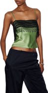 Reformation Slyvette Satin Top